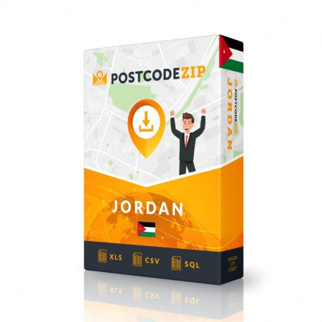Jordanië, Beste stratenoverzicht, complete set