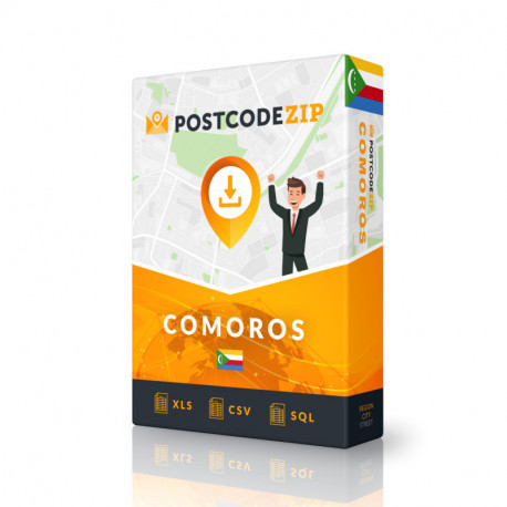 Comoren, Locatiedatabase, beste stadsbestand
