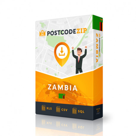 Zambija, Baza podataka lokacija, najbolja gradska datoteka